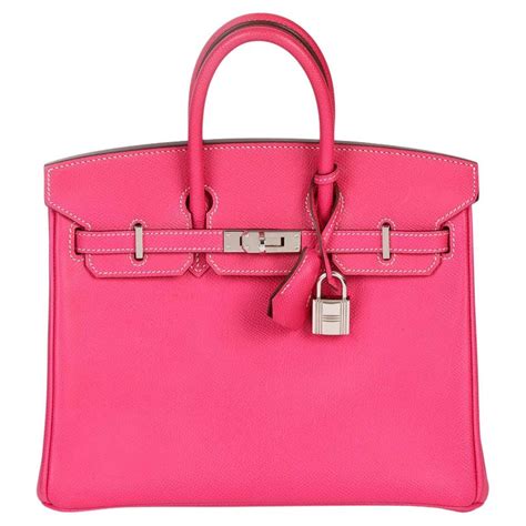 hermes birkin 25 rose tyrien|HERMÈS Rose Tyrien & Rubis Epsom Leather Candy Collection .